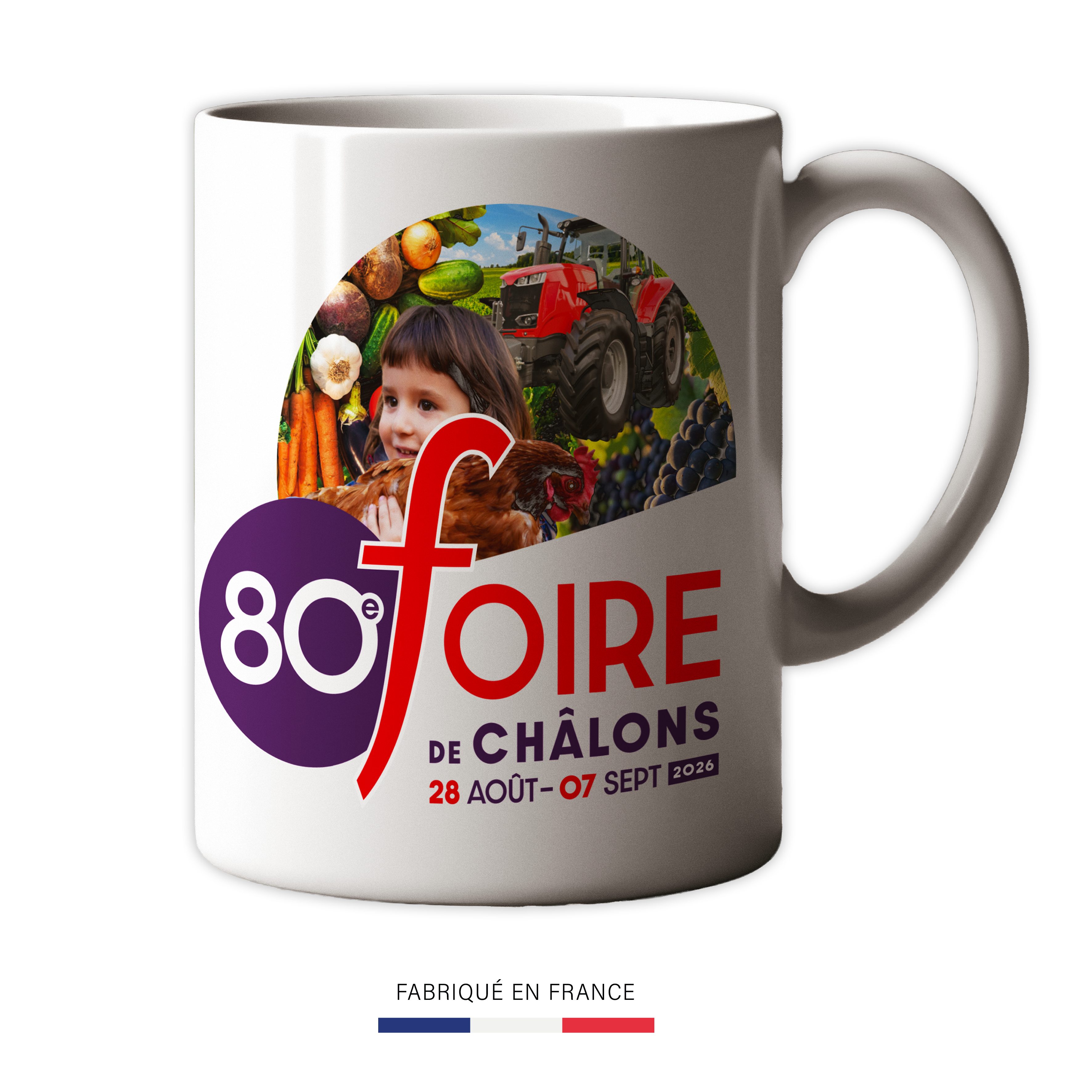Mug "80e foire de Châlons"