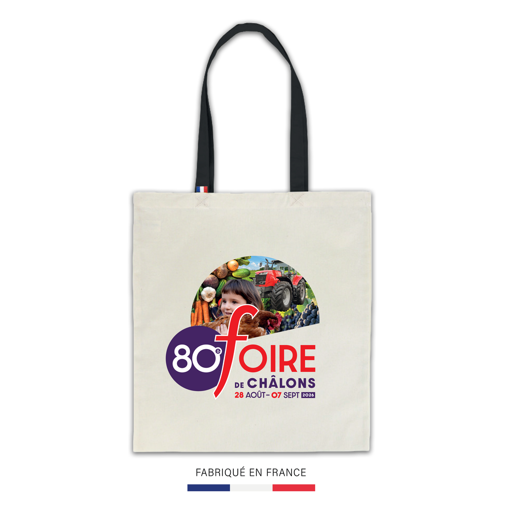 Sac cabas "80e foire de Châlons"