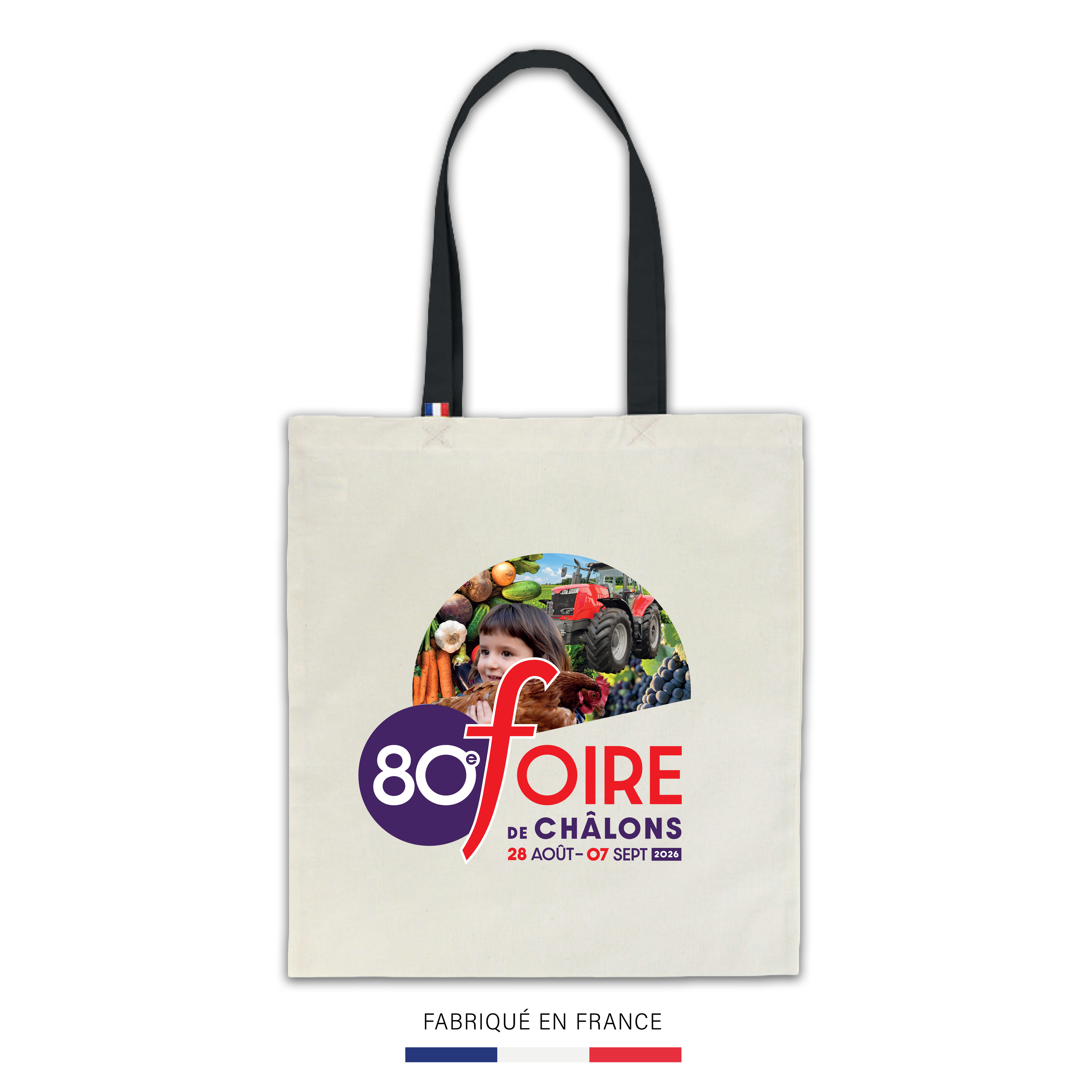 Sac cabas "80e foire de Châlons"