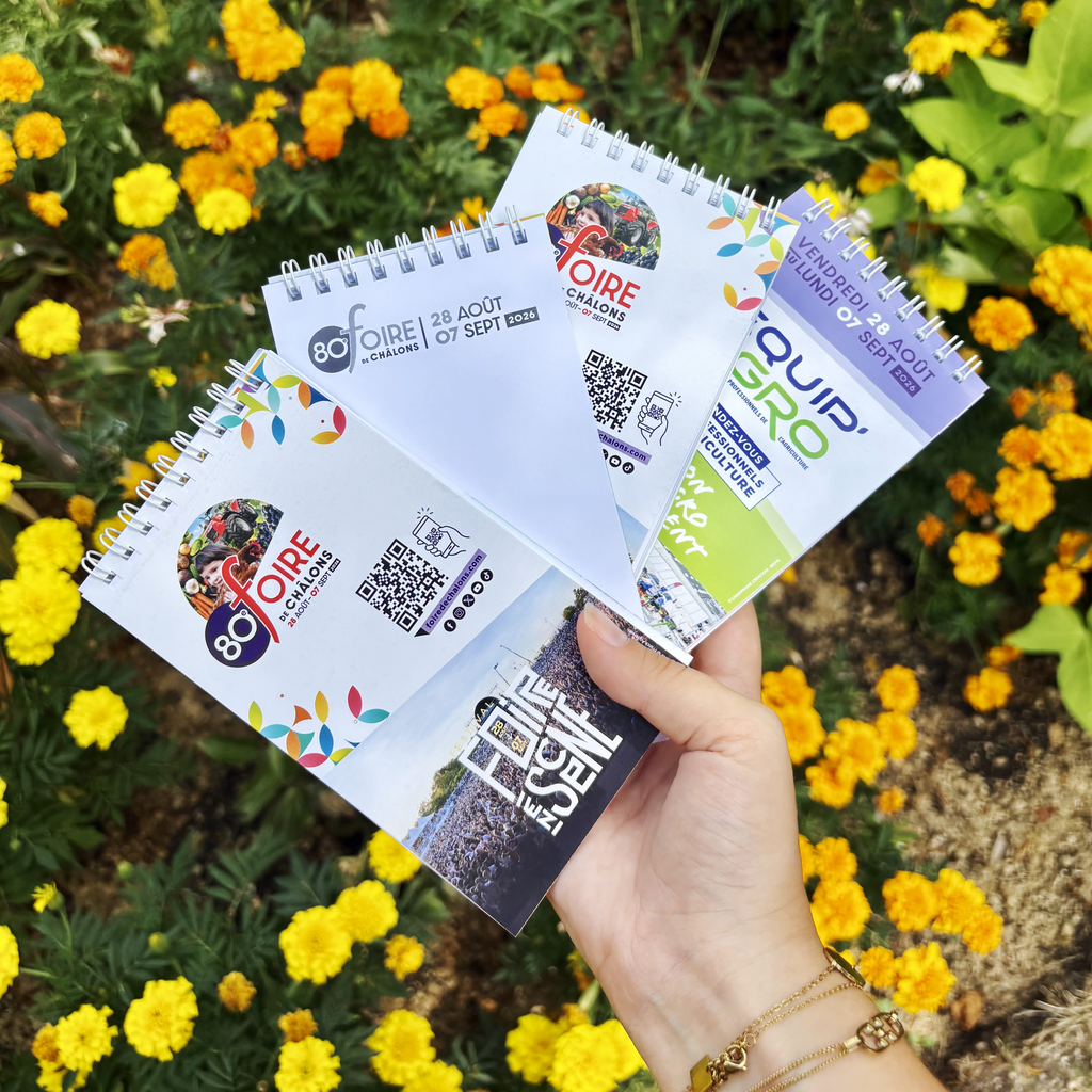 Carnet de notes "80e foire de Châlons"