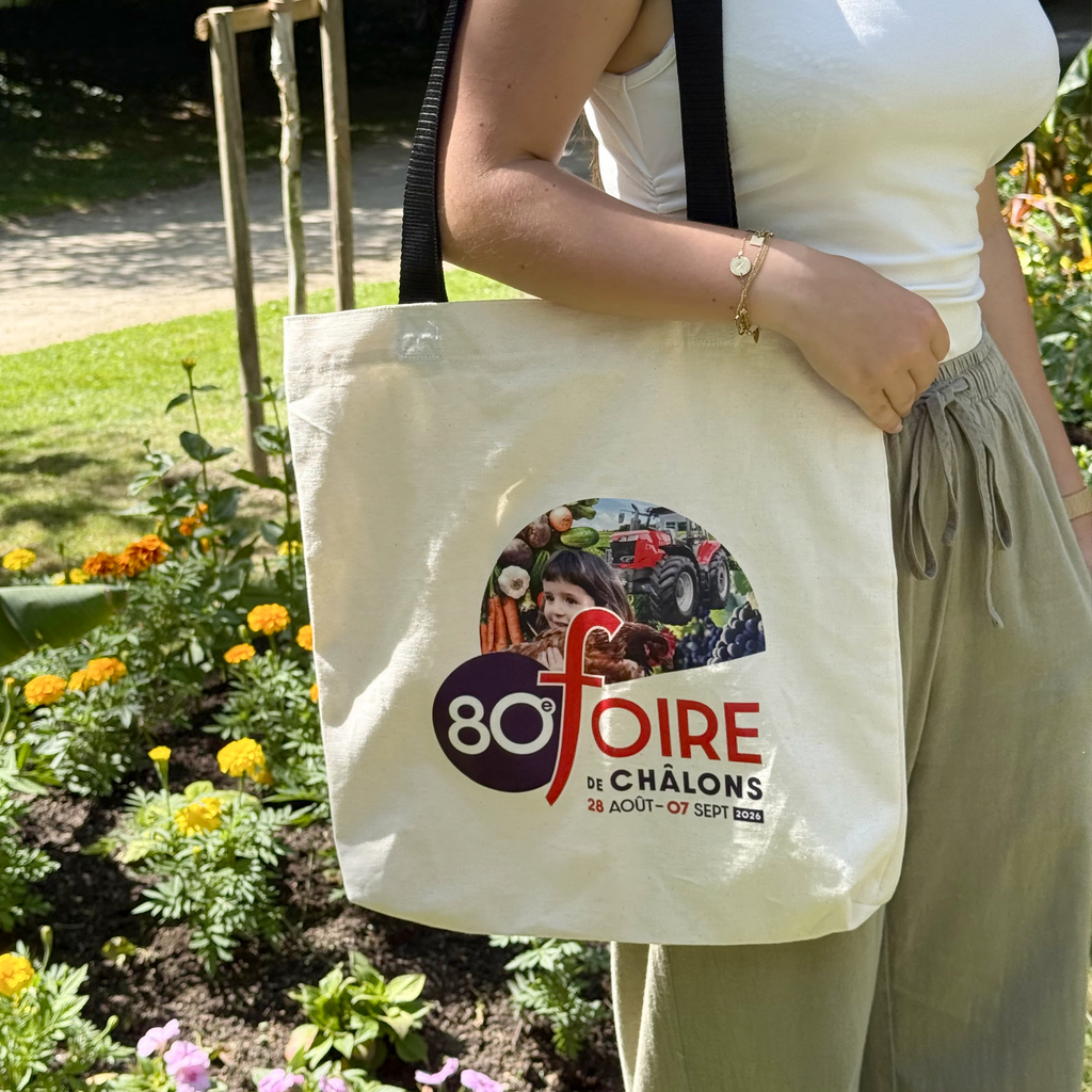 Sac cabas "80e foire de Châlons"