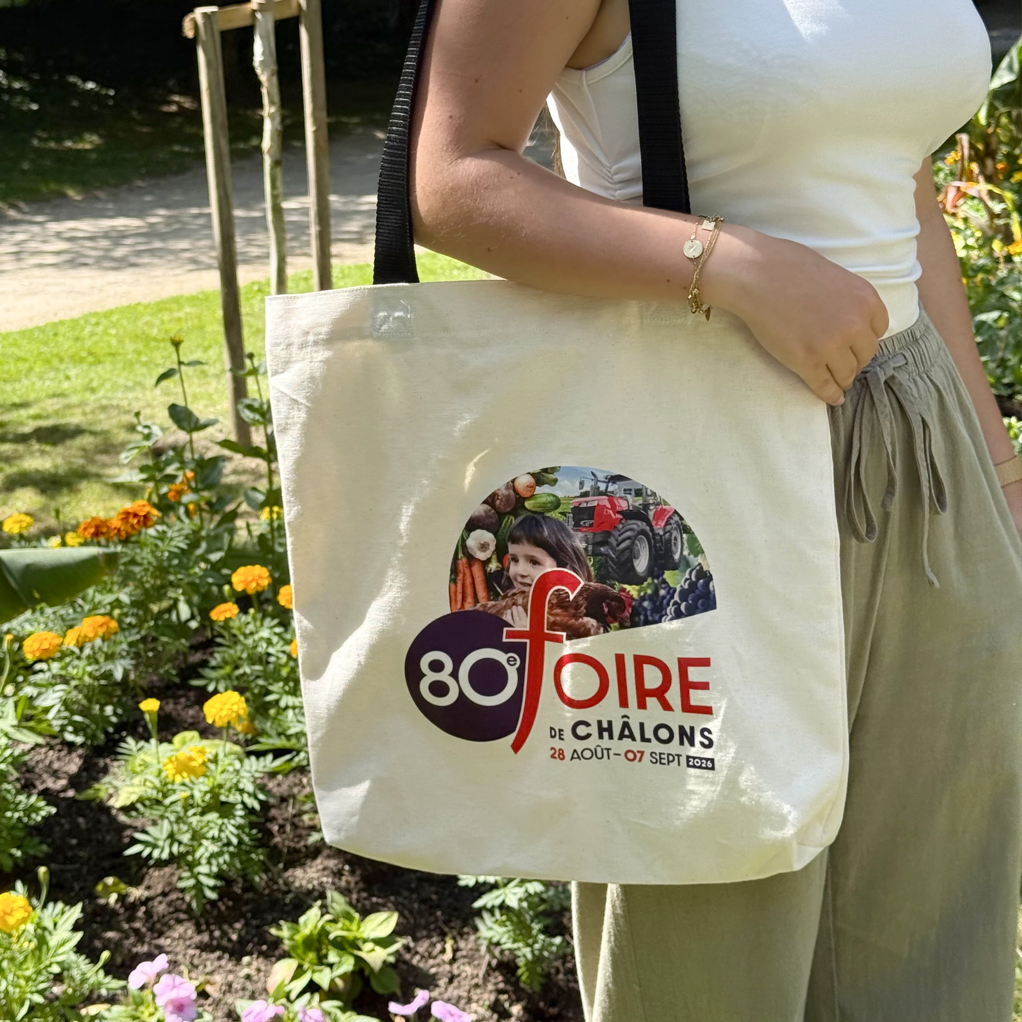 Sac cabas "80e foire de Châlons"